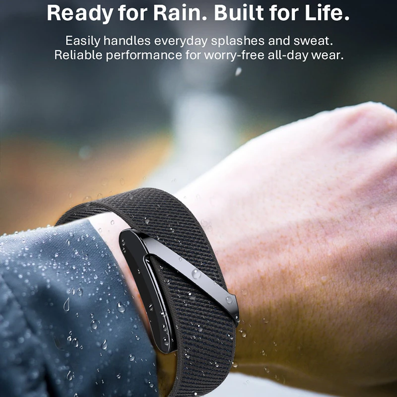 VANTA Screenless Smart Band: Heart Rate, Blood Oxygen, Sleep & Fall Detection, SOS, ECG, and Health Management