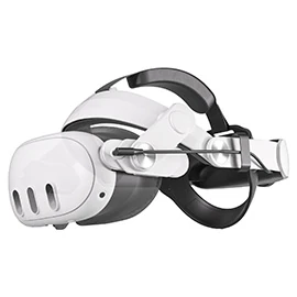 VR Accessories for Oculus Quest 3 / Quest 3S: Elite Head Strap with Built-in 10,000mAh Fast-Charging Battery