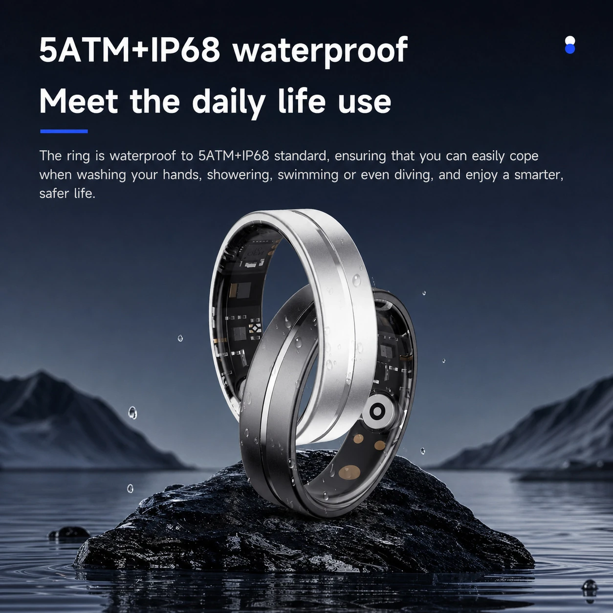 R06 Bluetooth AI Smart Ring &ndash; Wearable Health & Fitness Tracker (Heart Rate Monitoring)