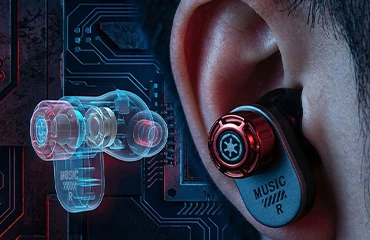 A "cyber-pet" for your desktop! This mecha robot delivers a 2-in-1 experience&mdash;combining stress relief with the ultimate convenience in music listening.