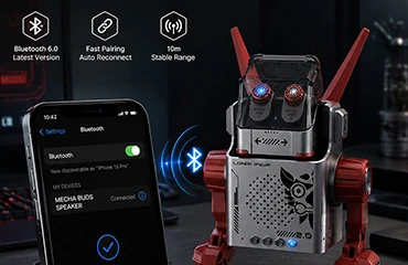 A single "machine" delivers a game-changing advantage, sweeping the gift market! With this mecha-style speaker, you can easily secure major orders for corporate perks and campus procurement!