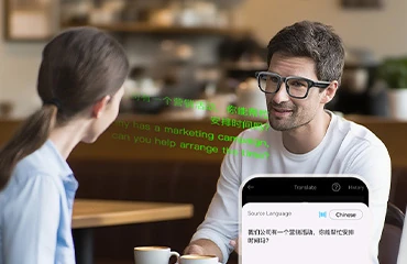 AI vision and photo recognition combined! Smart glasses with real-time translation in 144 languages ​​redefine the paradigm for foreign language communication and business record keeping!