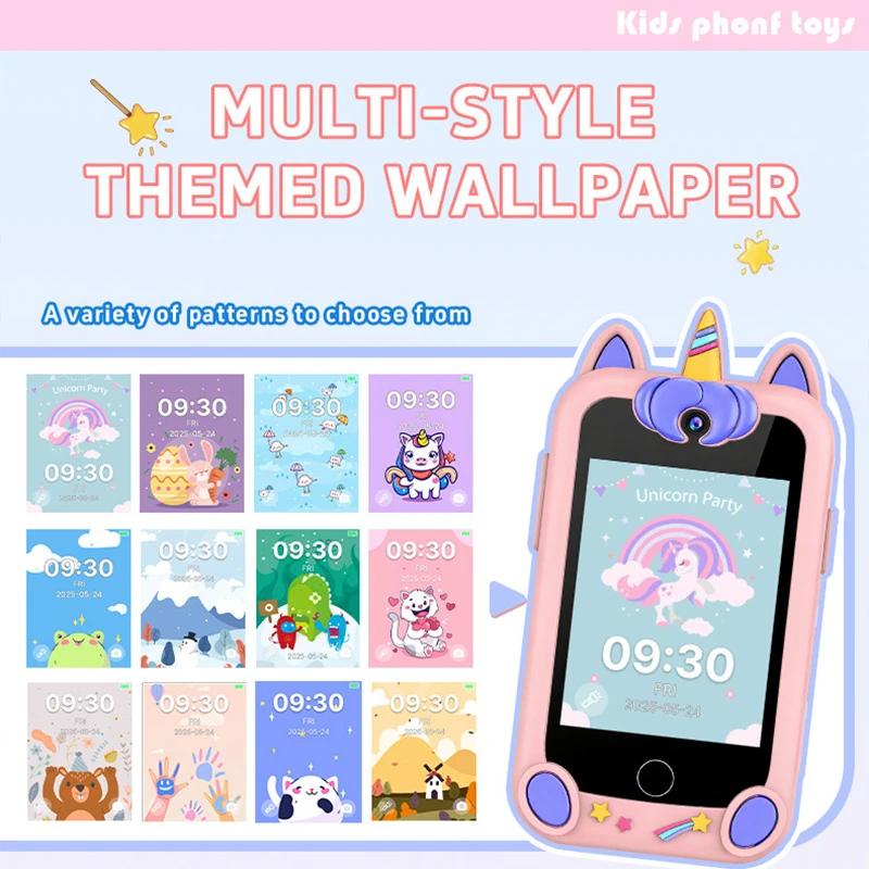 P151 Kids' Smart Camera Toy – Mini Camera for Children (Unicorn Design)