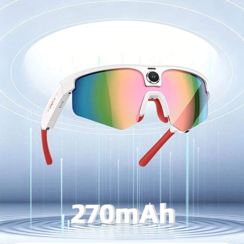 Q02 Smart Glasses For Sports: Features reverse-charging case, photo/video capture, image viewing, translation, object recognition, and AI assistant.