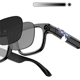 M11 AI Smart Electrochromic Glasses: Photography, Dual-Mic Noise-Canceling Calls, Multilingual Translation, and AI Assistant