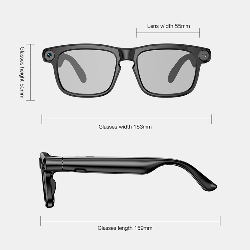 M11 AI Smart Electrochromic Glasses: Photography, Dual-Mic Noise-Canceling Calls, Multilingual Translation, and AI Assistant