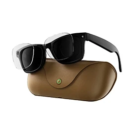 ME03 AI Smart Glasses With Camera: Matching charging case + 8-megapixel camera,Bluetooth Calling, Photo Taking, and Video Recording