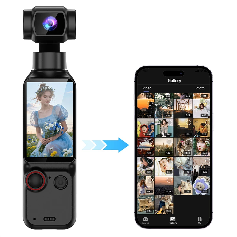 S10 Handheld Action Camera：HD Video Recording，180 Panoramic Recording，All-Weather Outdoor Video Essential