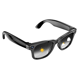 W610T AI Smart Glasses with Camera: 8MP Camera (Photo/Video), Bluetooth Calling, Translation, and Dual Noise Cancellation.
