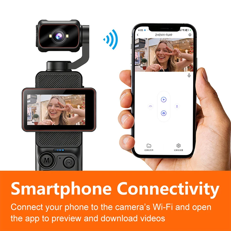 C10 Pocket Camera :Handheld HD Sports Camera &ndash; Portable Outdoor Vlogging & Cycling Action Cam