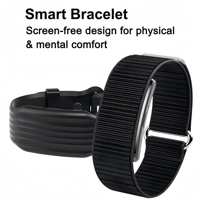 HD51 Slim & Lightweight Smart Bracelet: Screenless Design, 15-Day Battery Life, 3ATM Water Resistance, Multi-Sport Modes, and Remote Camera Control