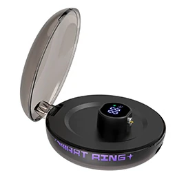 K80 Smart Ring: Real-time step counting, heart rate, blood pressure, and sleep monitoring; features a touch-enabled digital display; rugged, outdoor-ready design; 5ATM water resistance