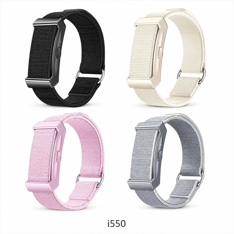 I550 Smart Bracelet: Real-time Heart Rate, Step Counting, Sleep & Blood Pressure Monitoring, Bluetooth Notifications, and GPS Activity Tracking